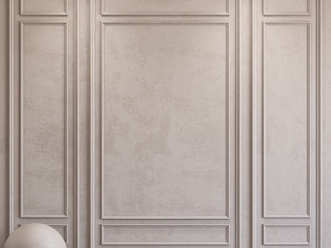  带装饰线条的装饰灰泥 463d模型 