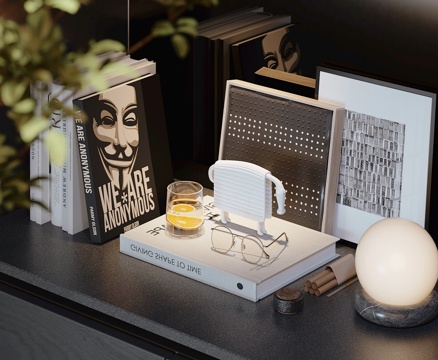  现代装饰品摆件3d模型 