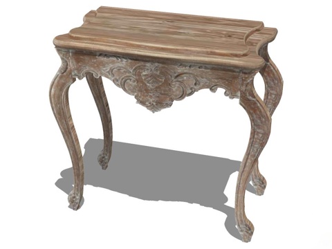 实木桌子 实木圆几 家用桌子 桌子 新中式桌子su模型