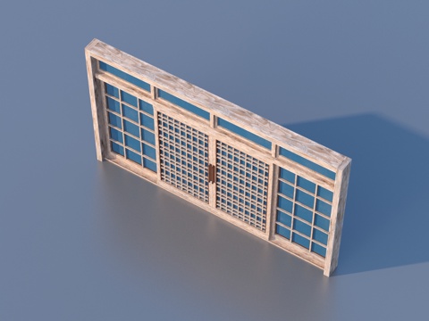  窗户 门窗 构件3d模型 
