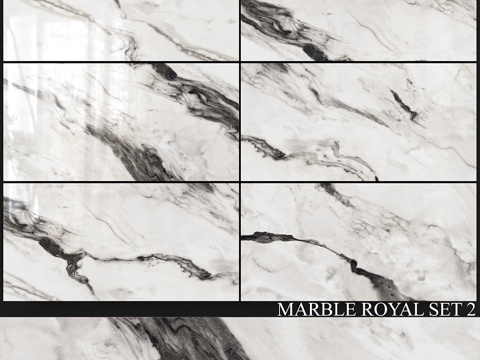  Decovita 皇家大理石瓷砖 600x1200 套装 23d模型 