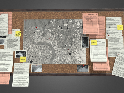 墙上画板 板书 杂志 书籍su模型