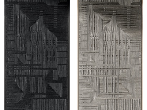 侘寂装饰画 艺术装饰画 抽象装饰画su模型