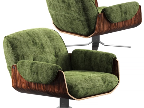  Minotti Laurel 休闲椅3d模型 