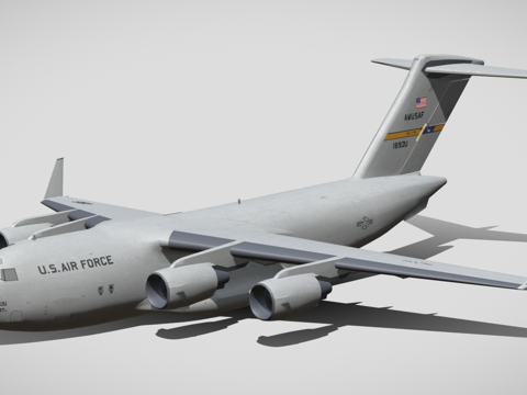 现代运输机 大飞机 飞机 加油机su模型