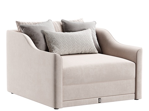 单人沙发免费3d模型