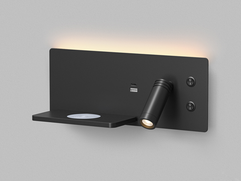  现代简约壁灯 壁灯 简约壁灯 装饰壁灯 黑色壁灯3d模型 