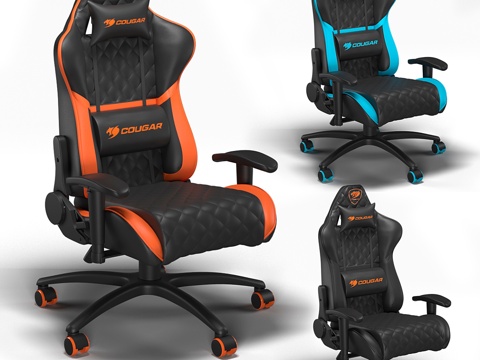  美洲狮护甲一号扶手椅3d模型 