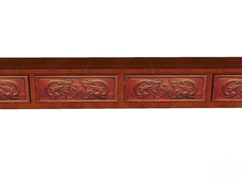 定制电视柜 电视柜 新中式电视柜 组合电视柜 实木电视柜su模型