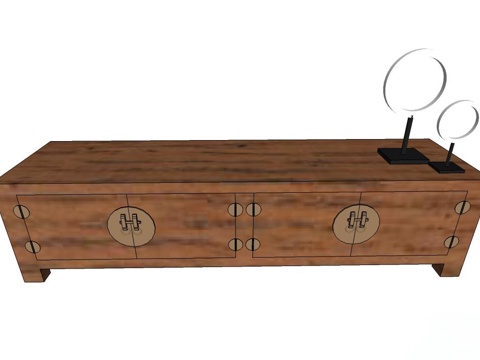 定制电视柜 电视柜 新中式电视柜 组合电视柜 实木电视柜su模型