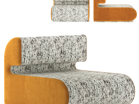  现代 ODYSSEE 扶手椅3d模型 