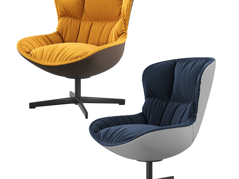  现代意式 Ditre Italia Softy 休闲椅3d模型 