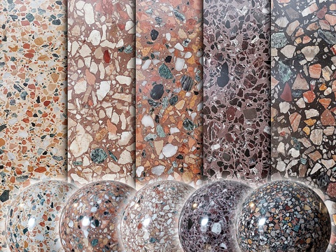  Terrazzo大理石43d模型 