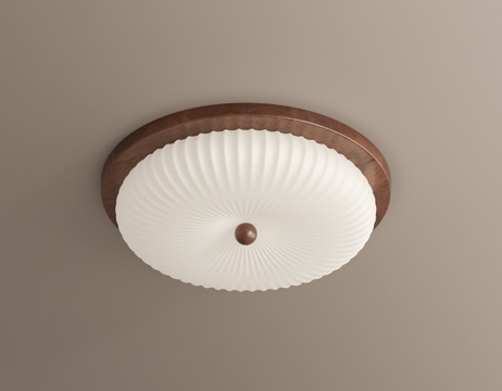  法式中古吸顶灯3d模型 