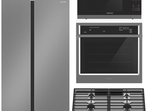  三星厨房电器3d模型 