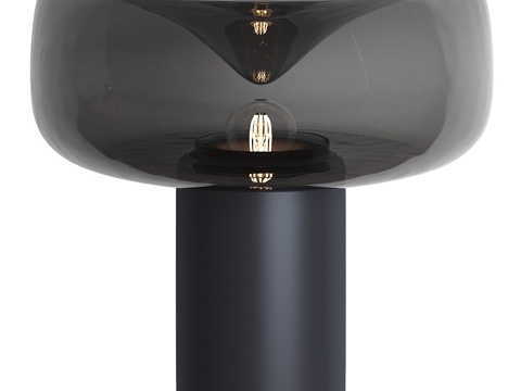  现代极简 Luce 玻璃台灯3d模型 