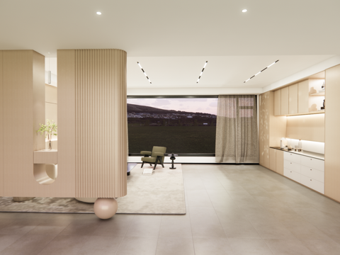 客厅 沙发 现代简约su模型