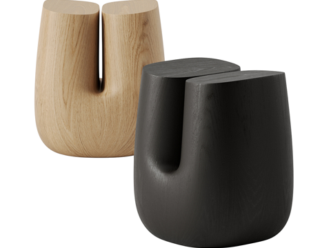  现代意式 Poliform UBE 凳子3d模型 