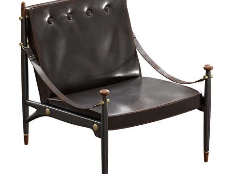  现代意式轻奢 Frank Kyle 休闲椅3d模型 