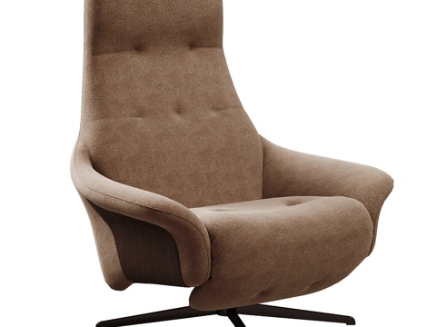  Utopie旋转扶手椅 休闲椅3d模型 