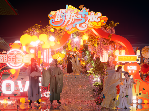 网红打卡国潮古风非遗文化中秋节su模型