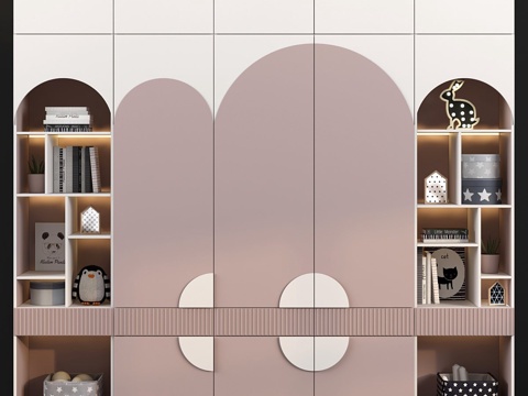  儿童定制家具 儿童柜3d模型 