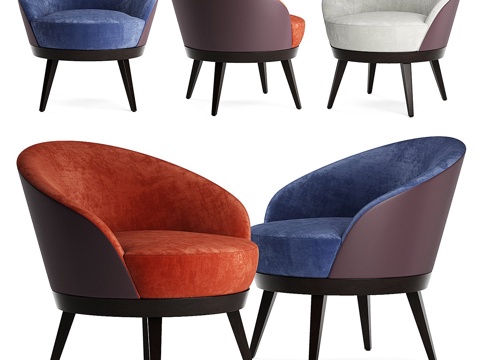  Roche Bobois探索扶手椅3d模型 