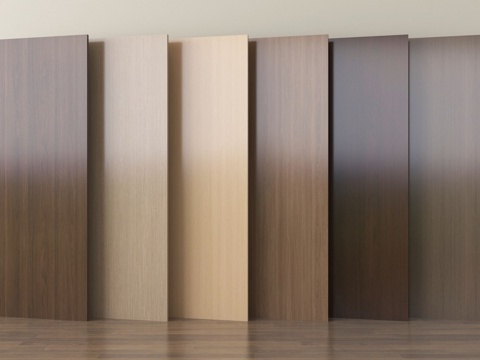 现代护墙板 木饰面护墙板 木饰面背景墙su模型