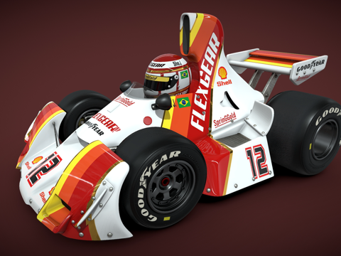 现代赛车玩具 玩具车 赛车摆件 汽车摆件su模型