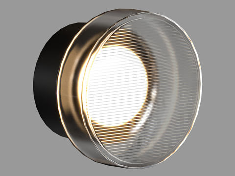  现代简约轻奢壁灯 壁灯 简约壁灯 装饰壁灯 玻璃壁灯 灯3d模型 