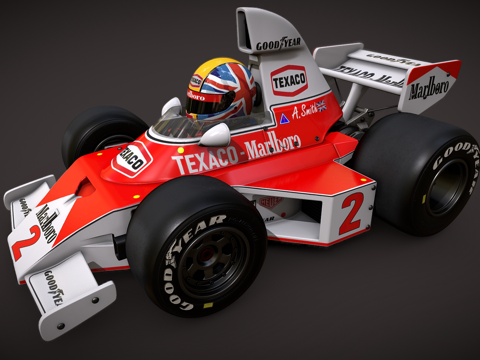 现代赛车玩具 玩具车 赛车摆件 汽车摆件su模型