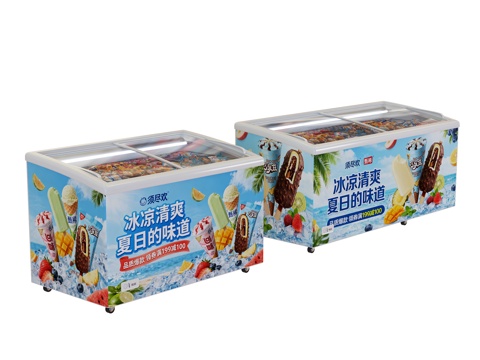 雪糕柜 冰箱柜 冷冻柜 冷藏柜 保鲜柜 冷饮柜 冰柜su模型