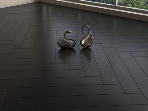 现代地板 实木地板 拼花地板 人字拼地板su模型