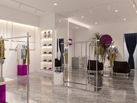  男装店3D模型3d模型 