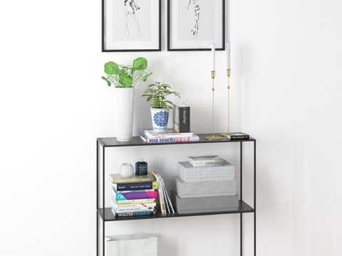  现代装饰品摆件组合3d模型 