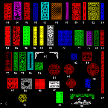 室内设计平立面图大全cad施工图