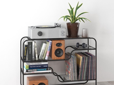  现代装饰品摆件组合3d模型 