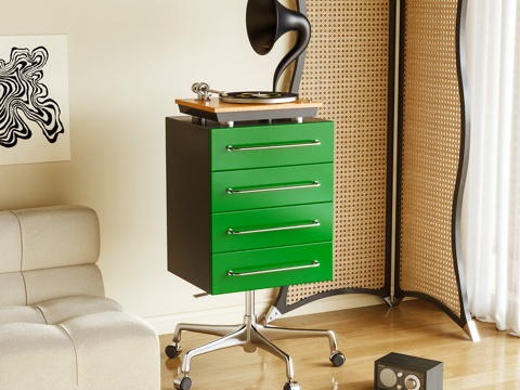 边柜 边几 移动柜 储物柜 床头柜3d模型3d模型