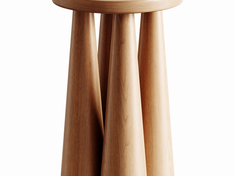  Pilar side table3d模型 