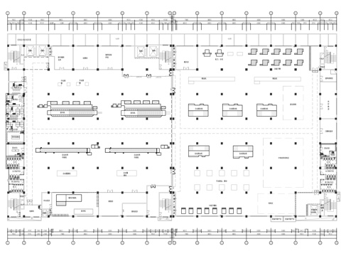 生产车间平面布置图cad施工图