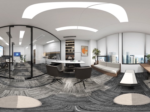  办公室 茶室 办公桌 茶水间 打印机 