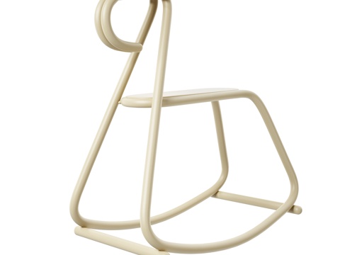 Ferm Living 现代摇椅 儿童椅 摇马椅 金属椅 极su模型