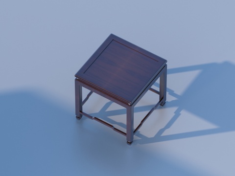  凳子 沙发凳 换鞋凳 矮凳 木凳3d模型 