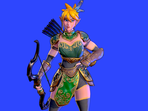 科技感动漫人物 战斗装甲 动漫人物 游戏人物su模型