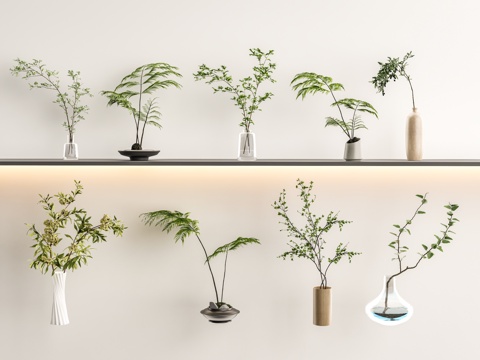  新中式茶桌椅 茶桌椅组合 茶台 茶桌椅 茶具用品组合3d模型 