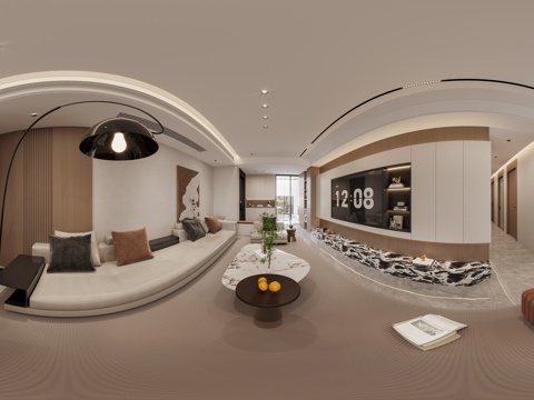 现代客餐厅 沙发组合