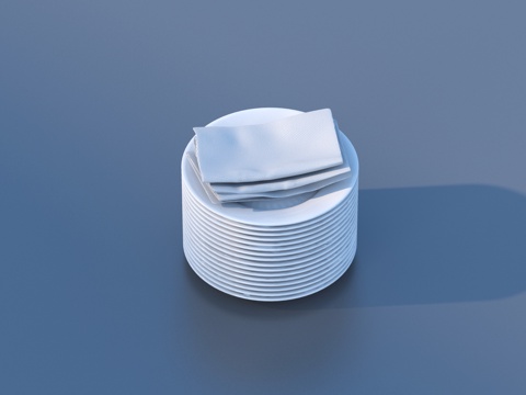  盘子 陶瓷 器皿3d模型 