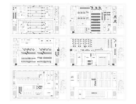 锂电池生产车间平面图cad施工图