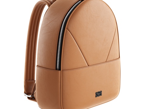 Poltrona Frau 现代双肩包 皮革双肩包 背包 书su模型