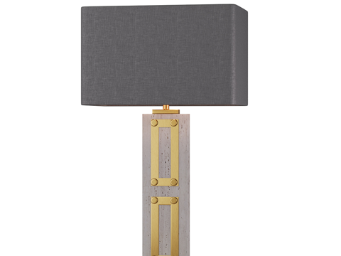  现代简约台灯 台灯 简约台灯 书房台灯 灯 轻奢台灯3d模型 